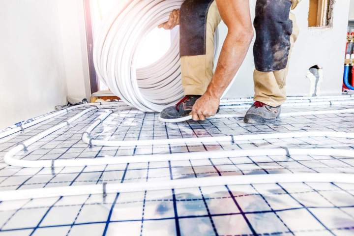 Plancher chauffant Changé